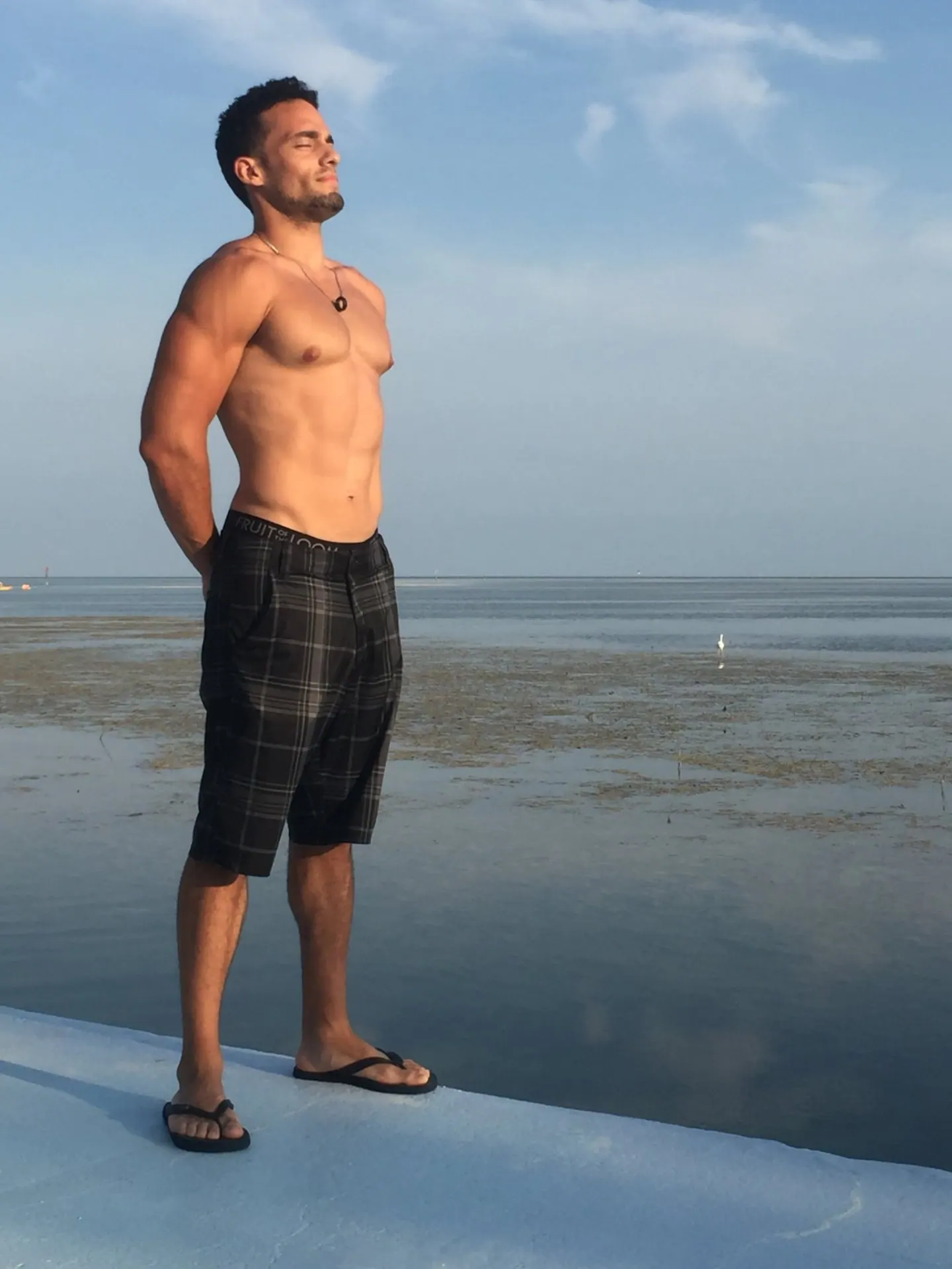 Coach Martin Rosa Kiefer of Hive Fitness Journey after transformation at the beach